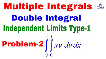Double Integral Problem-2  Type-1 (with independent limits)/Multiple Integrals