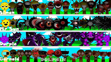 Incredibox Sprunki ALL-IN-ONE: Simon vs Mr. Sun vs Durple vs Garnold 🔥 | Ultimate Battle Mashup!