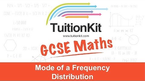Mode of a Frequency Distribution