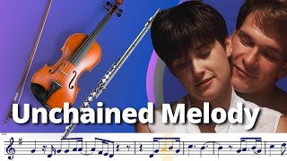 Unchained Melody (The Righteous Brothers) Playback + Partitura (Violino/Flauta)