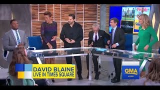 David Blaine Magic Tricks on Good Morning America - Magic and Beyond -