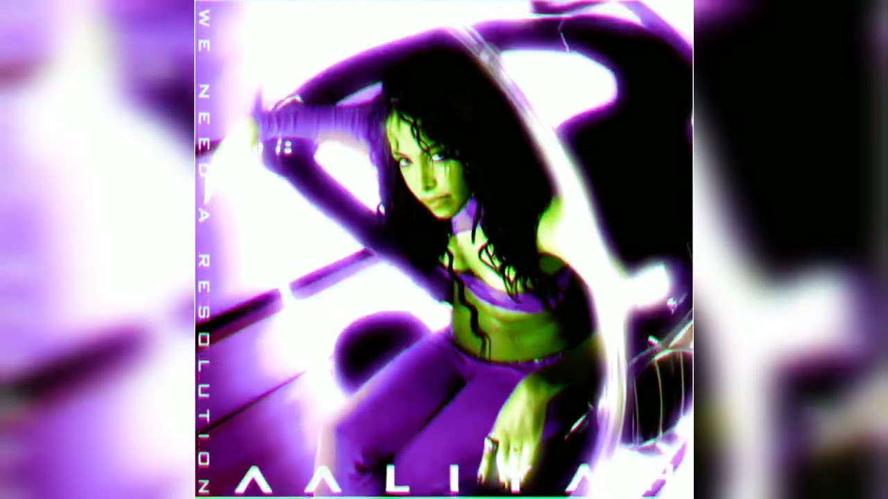 Aaliyah we need a resolution (skyrock radio edit) ft Timbaland [slowed down by Melody Wager