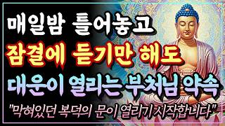 [부처님말씀] 이 법문을 들으며 자면 인생 대운이 시작됩니다, 법화경이 약속하는 불가사의한 복ㅣ법화경ㅣ자면서 듣는 부처님 말씀