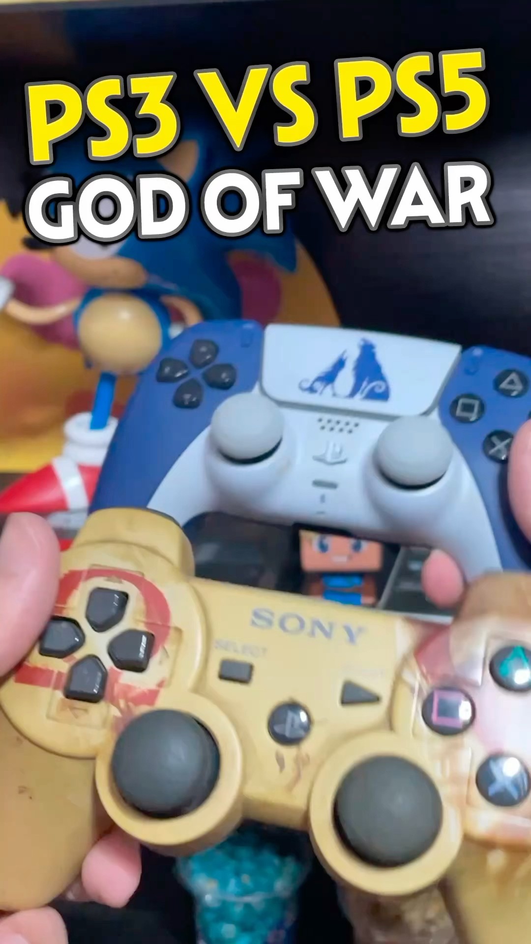 PS5 x PS3 - Edição god of war: qual é o melhor controle?