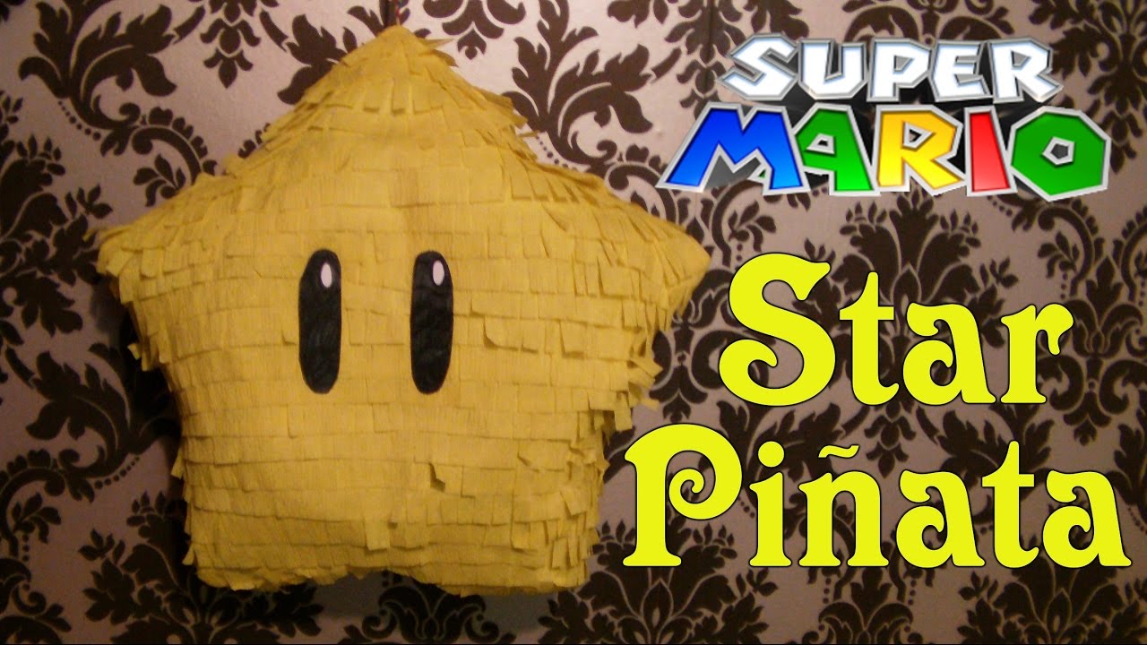 How To Make A Super Mario Star Pinata 