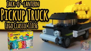 LEGO Classic 11036 'JACK-O'-LANTERN PICKUP TRUCK - Instructions on how to build.