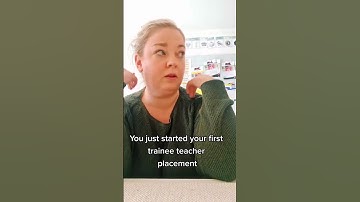 First placement on your PGCE