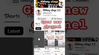 New channel grow kaise kare how to increase views and subscriber #youtubemonetization #subscribers