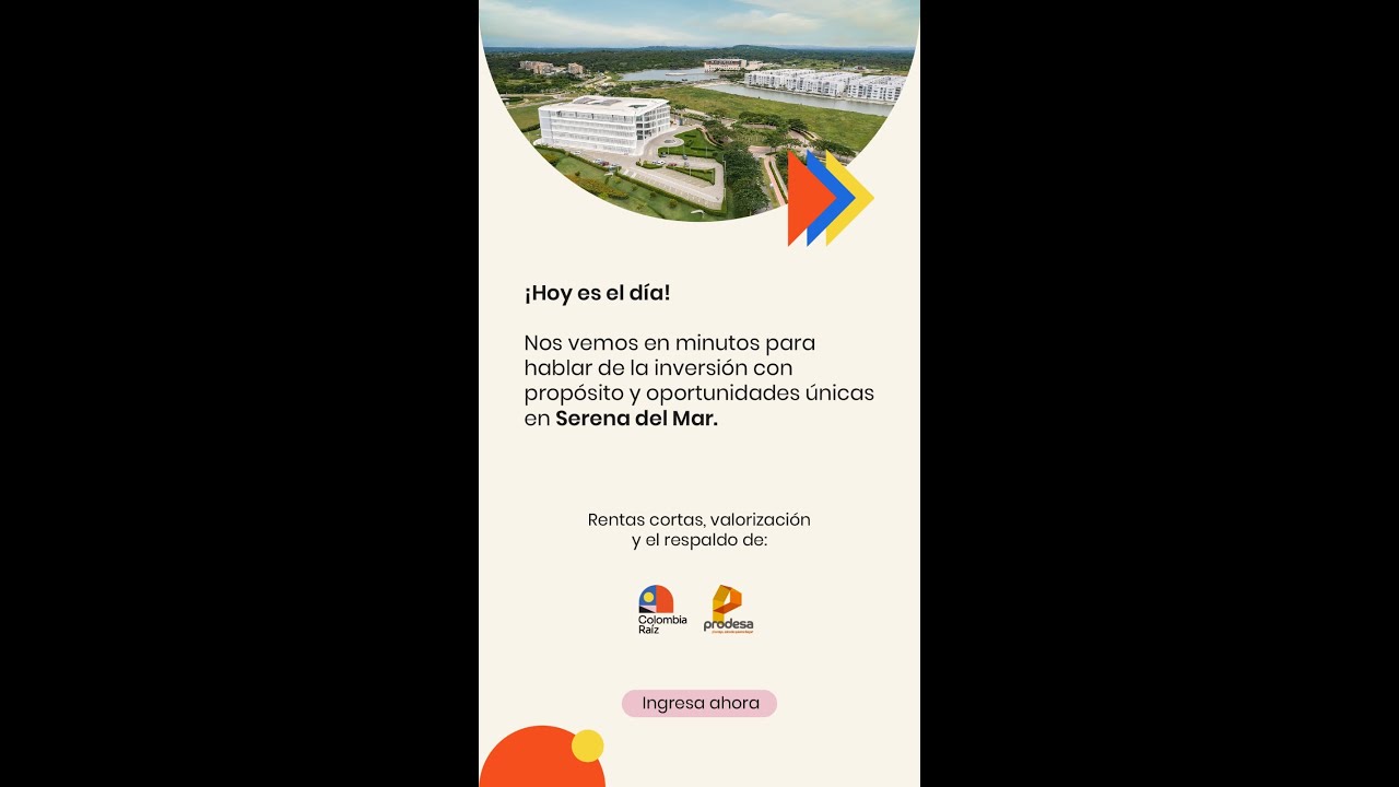 🏙️ Serena del Mar: la ciudad soñada para COLOMBIANOS en el EXTERIOR | Invierte con PRODESA