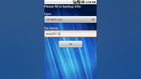 Transfer SMS for HTC Android onto computer