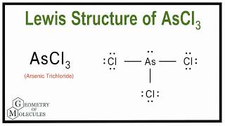 AsCl₃ Lewis Structure Explained | How to Draw Arsenic Trichloride Lewis Structure Step by Step