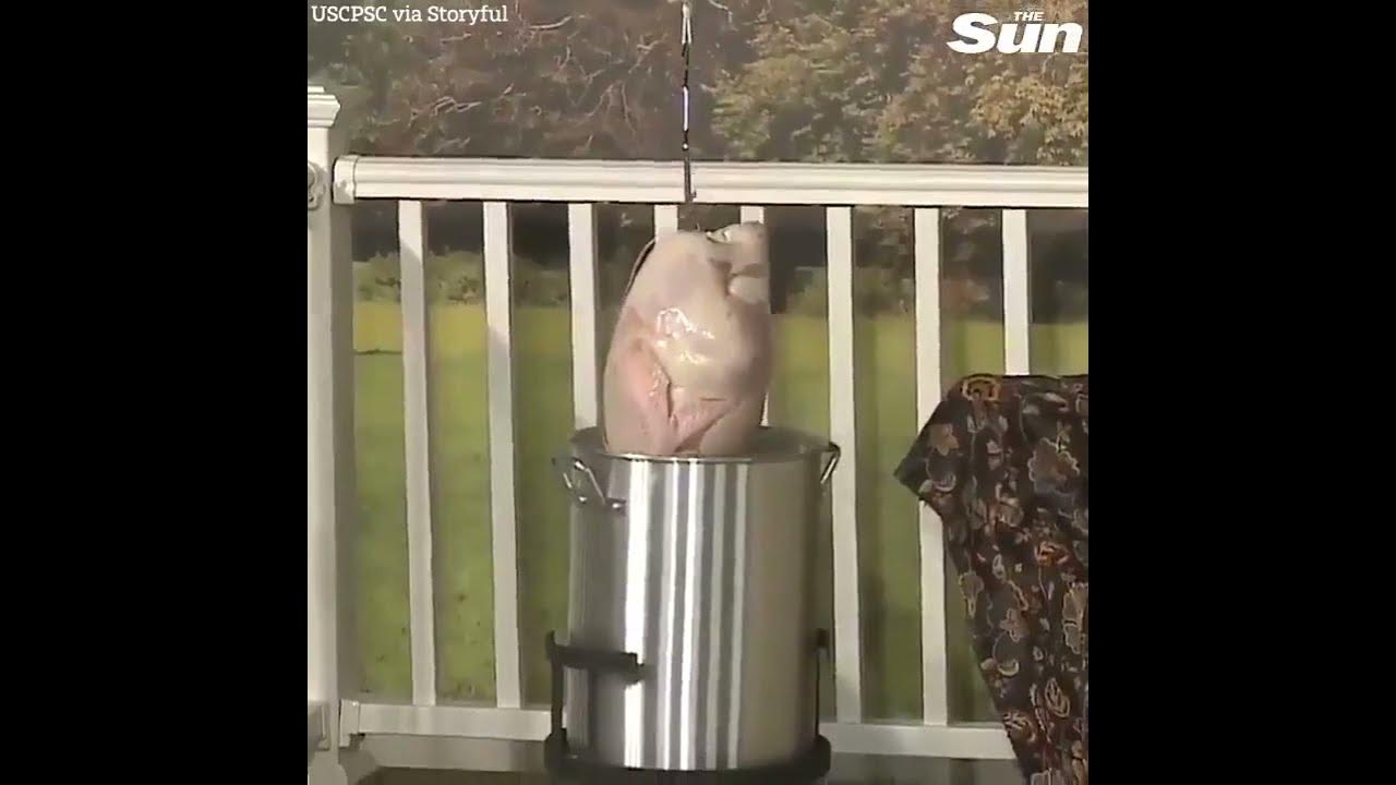 The Dangers of Deep Frying a Turkey YouTube