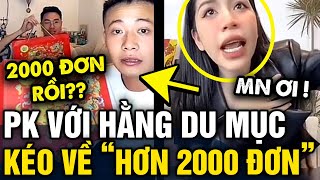 Quang Linh PK với Hằng Du Mục thì ĐỨNG HÌNH TOÀN TẬP vì nhanh chóng CHỐT HƠN 2000 ĐƠN | Tin 3 Phút