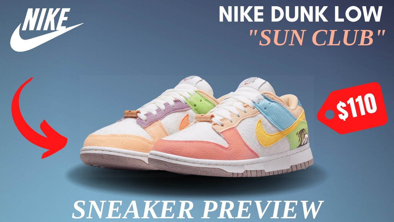 nike women's dunk low sun club multi stores
