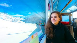 First Class on Switzerland's  Most Luxurious Train (Glacier Express)!