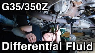 Change Differential Fluid [Infiniti G35/Nissan 350Z]