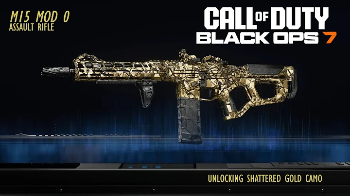 BLACK OPS 7 - M15 MOD 0 ASSAULT RIFLE - UNLOCKING SHATTERED GOLD CAMO