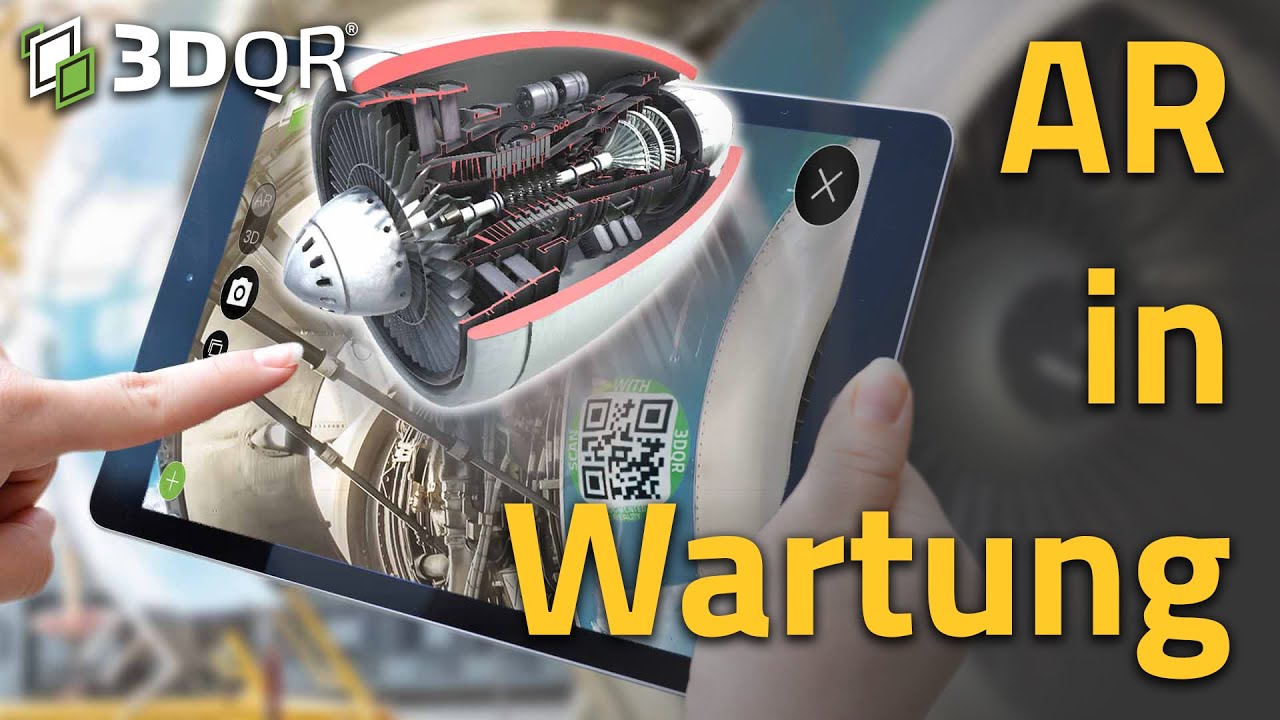 AR in Wartung - Augmented Reality von 3DQR - YouTube