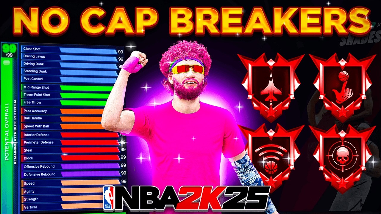 TOP 5 *NO CAP BREAKER* BUILDS on NBA 2K25!