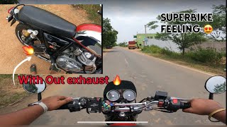 RE Interceptor 650 With No Exhaust Sound 🔥😱|| SUPERBIKE FEELING 😍