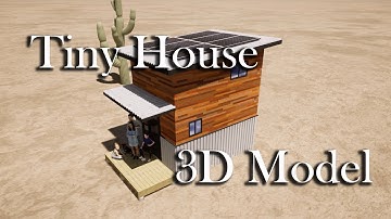 Tiny House Design 3D Model in SketchUp