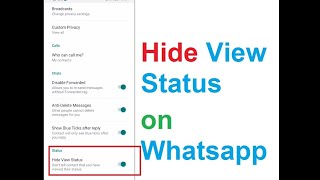How to view WhatsApp Status without letting them Know | Hide Viewed By in WhatsApp screenshot 5