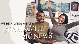 We're having a BABY! best reactions from family & friends | Sammy & John