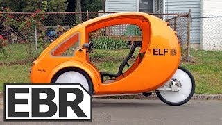 2013 Organic Transit ELF Video Review - Solar Powered Electric Bike with Canopy and Cargo Holds