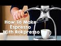 How to make espresso use rockpresso