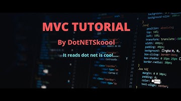 MVC Tutorial - Lecture 1 Understanding content rendering on View