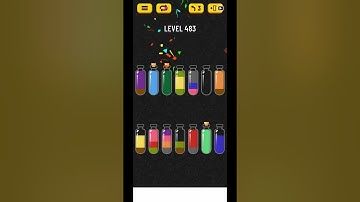 Soda Sort Water Color Puzzle Level 483 Gameplay