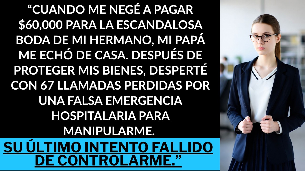 “No Quise Pagar $60K por la Boda de Mi Hermano—Papá Me Echó y Luego Fingieron Una Emergencia en el