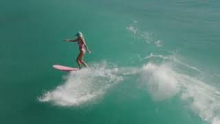 LONG BOARD SURFING WAIKIKI