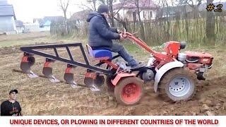 Unique devices, or plowing in different countries of the world #2 selection of the best moments