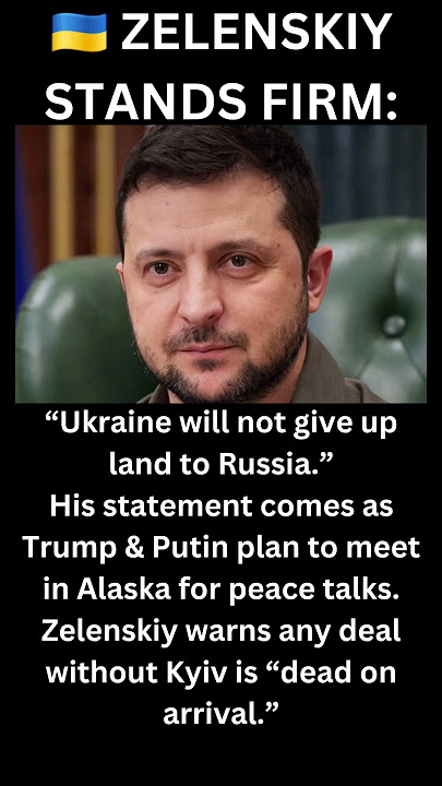 🇺🇦 Zelenskiy stands firm: #breakingnews