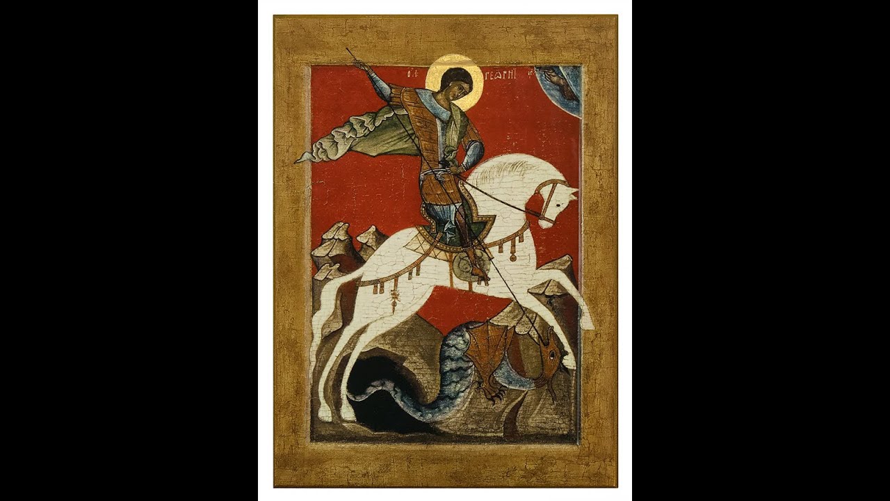 Цена святого георгия. Чудо Георгия о змие. Чудо Георгия о змие 15 век Новгород. Чудо Георгия о змие, икона.