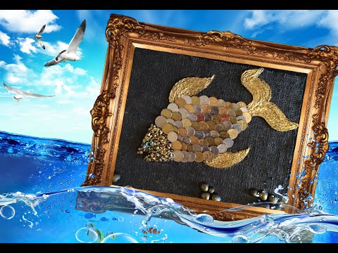 Золотая рыбка из монет своими руками пошаговое фото