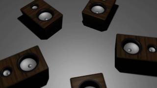 Make Speaker Bounce with your music in 3D with Cinema 4D and mograph