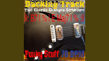 Backing Track Two Chords Changes Structure B7 E Maj7