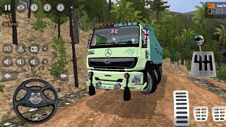 🔥Most Powerful 12 Wheeler 4x4 Sand Transporter In Offroad | Bus Simulator Indonesia | Bussid Mod🚛#60 screenshot 1