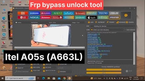 ITEL A05S (A663L) FRP BYPASS UNLOCK TOOL / ITEL A663L FRP BYPASS UNLOCK TOOL ONE CLICK