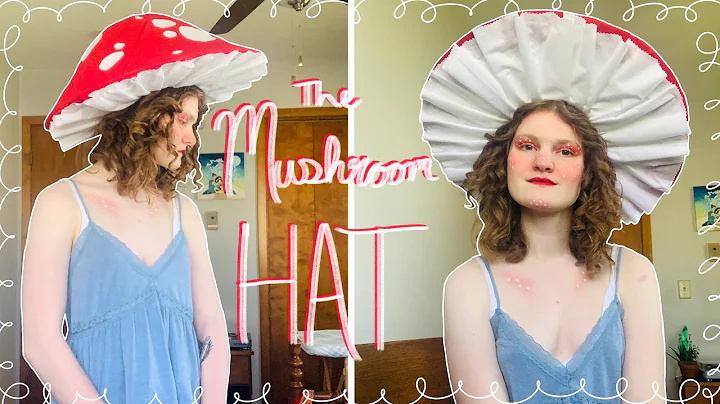 Creating a Unique Mushroom Hat | Art Vlog Journey