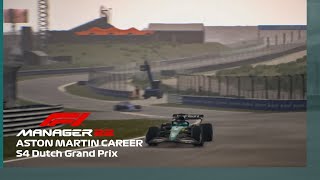 F1 Manager 22 | Aston Martin Career | Unstoppable Rain Pace | S4 Dutch Grand Prix | Ep.83