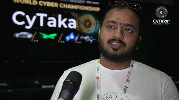 Rajanish Pathak interviews with CyTaka at the World Cyber Championship Final in Dubai