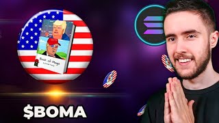 A NOVA MEME COIN DO DONALD TRUMP [$BOMA] BOOK OF MAGA