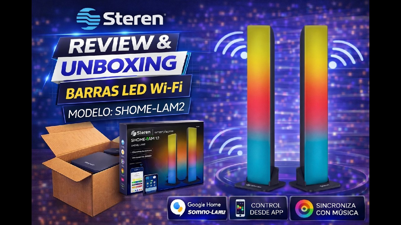 Miniatura de la reseña Steren SHOME-LAM2 Barras Ambientales LED WiFi | Reseña