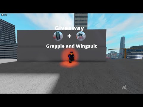 Roblox Parkour Grappler and Wingsuit Giveaway