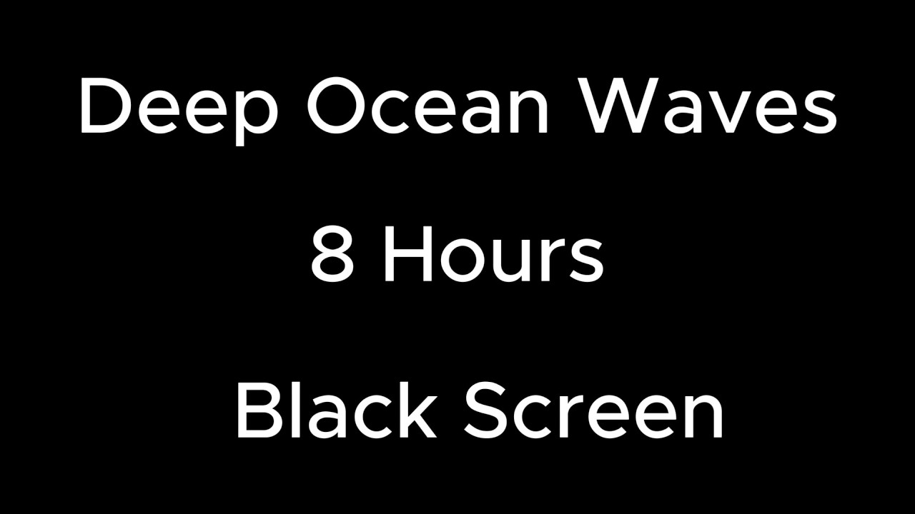 Deep Ocean Waves 🌊 8 Hours of Relaxing Sea Sounds for Sleep & Focus
