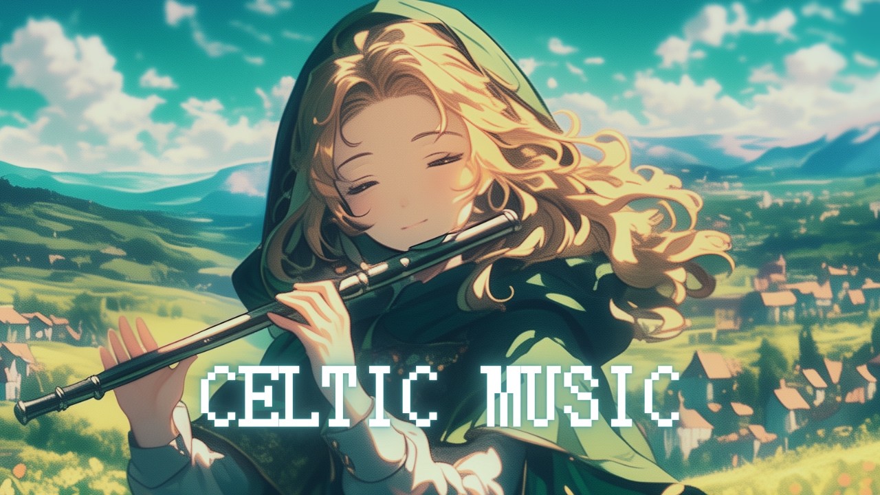 Celtic Music - Village Flute in a Quiet Fantasy World / Medieval Mix for Work & Study
