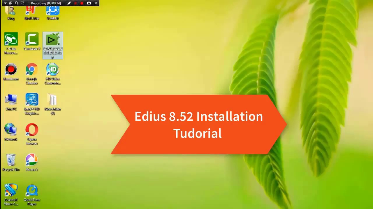 Edius 8 Installation Tudorial - YouTube